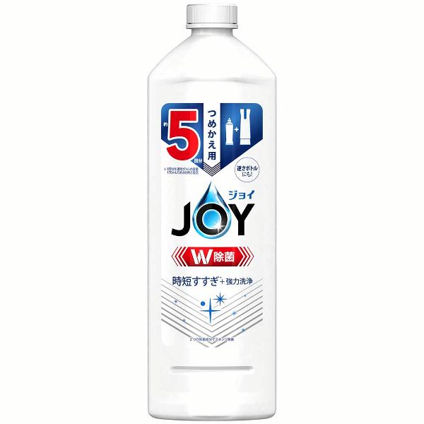 食器用洗剤 ジョイ 2個セット W除菌 joy 詰め替え 670ml 食器洗剤 台所 ダブル除菌 液体洗剤 P＆G | P&G | 01