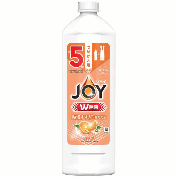 食器用洗剤 ジョイ 2個セット W除菌 joy 詰め替え 670ml 食器洗剤 台所 ダブル除菌 液体洗剤 P＆G | P&G | 04