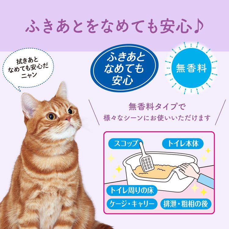 ペット用ウエット掃除おしっこ猫ボトル詰替え除菌アルコールおしっこ臭エリエールペットキミおもい徹底キレイおそうじシートボトルつめかえ60枚 
