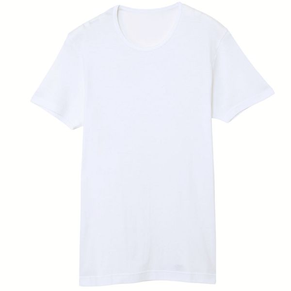 インナー トップス 肌着 1枚 クルーネックTシャツ メンズ　ホワイト 白 メンズ下着 インナーシャツ 肌着 メンズ 肌着Tシャツ ホワイト