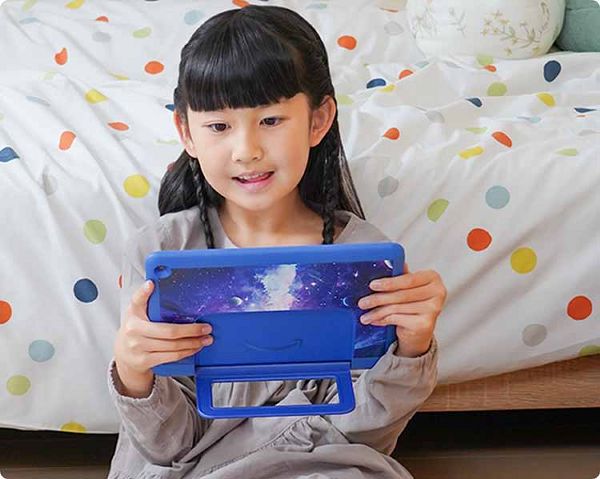 タブレット端末小学生以上キッズタブレット6歳以上FireキッズモデルAmazon学習まんが・図鑑プログラミングアクセス設定使用状況確認FireHD10キッズプロ(10インチ)対象年齢7-12歳キッズコンテンツが1年間使い放題 