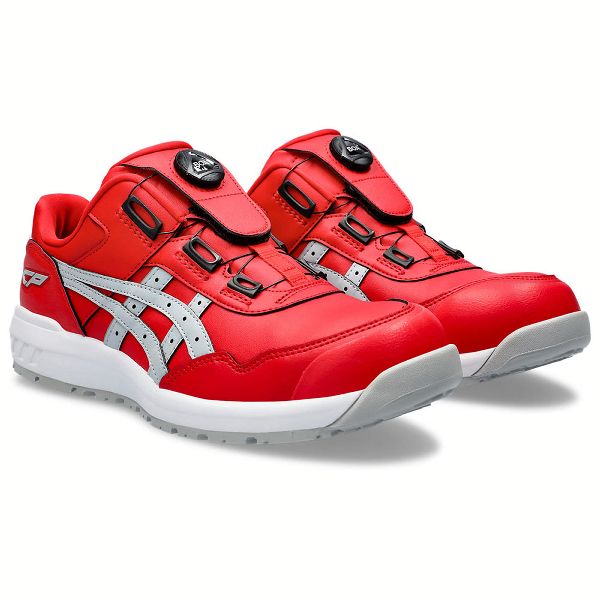未使用✨ASICS ボアシステム安全靴 レッドウィンジョブCP306 Boa ウィンジョブ 安全靴 アシックス WINJOB CP306 BOA 25.0cm〜27.0cm