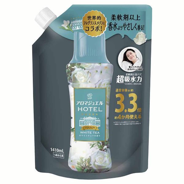 P&G 柔軟剤 レノア アロマジュエル 詰め替え 1410ml ビーズ レノア