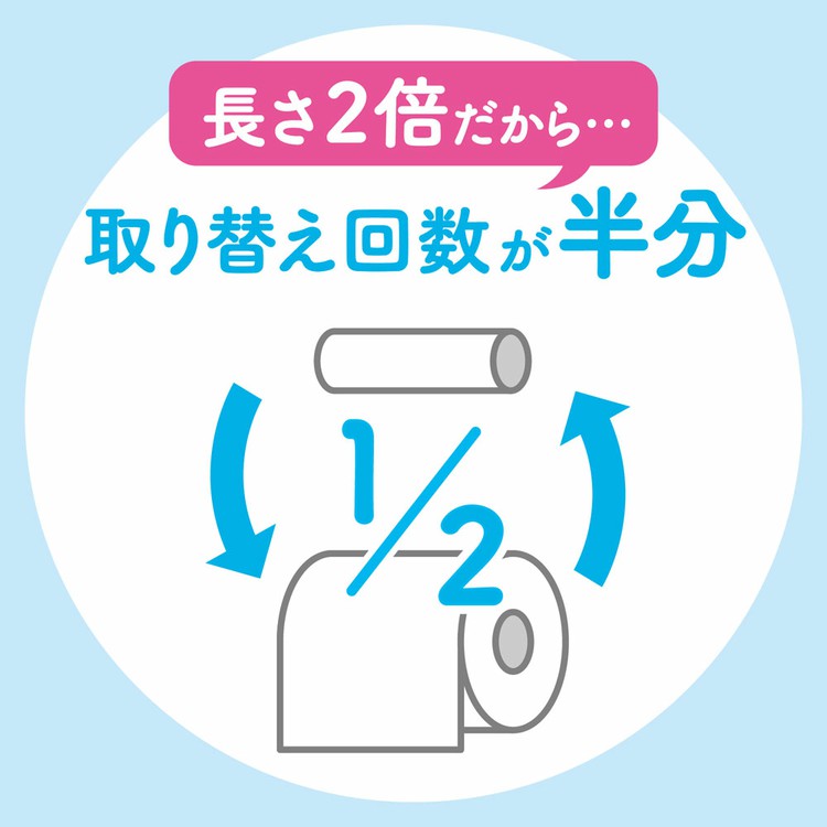 トイレットペーパートイレットロール2倍巻シングルダブル2倍長持ち100m50m12ロールティッシュ香りなし無香料アイリスオーヤマアイリスプラザ日本製紙クレシア【4個セット】長さ2倍巻きトイレットロール12ロールアイリスプラザ×日本製紙クレシア共同開発品 