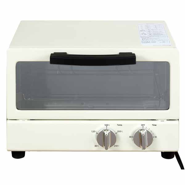オーブントースター 鏡面加工 シンプル シック 2枚焼き ミラー