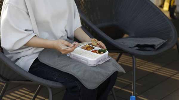 コンパクト弁当箱おしゃれワンプレート設計かばんに入れやすいシービージャパンCBJ抗菌仕様縦置きFOODMAN薄型ランチボックス汁漏れ防止薄型弁当箱抗菌フードマン500 