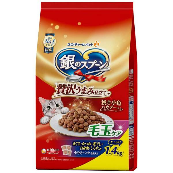 キャットフード 銀のスプーン 6個セット ペットフード 猫 国産生かつおin 1.0kg 1.05kg 贅沢うまみ仕立て 1.5kg 1.3kg 1.4kg | ユニ・チャーム ペットケア | 11