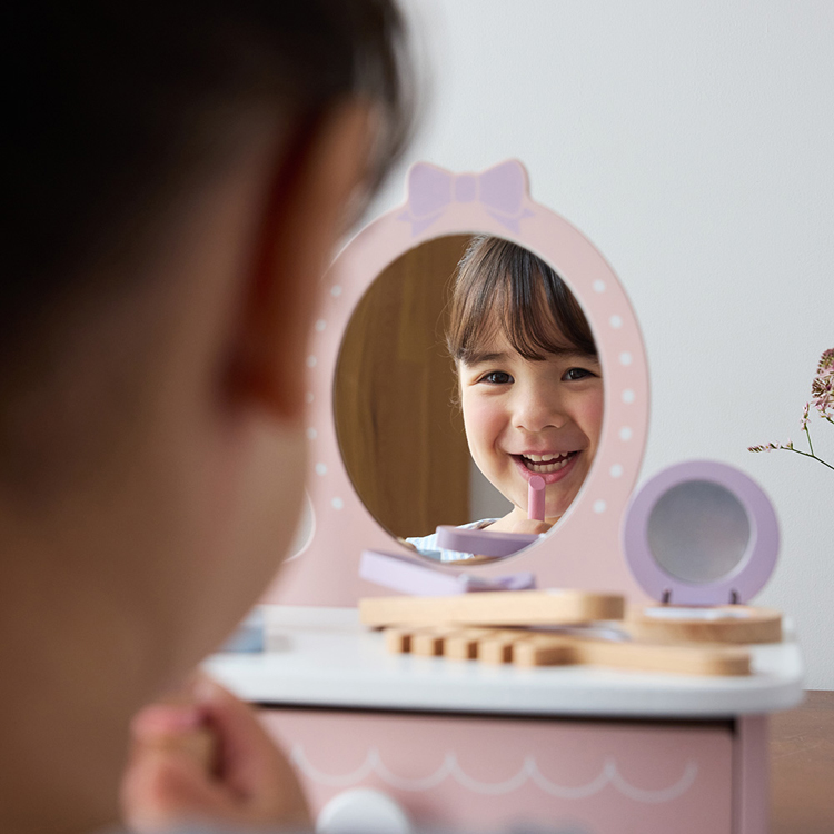 DADWAY（ダッドウェイ） おもちゃ メイクセット ミラー付き ドレッサー