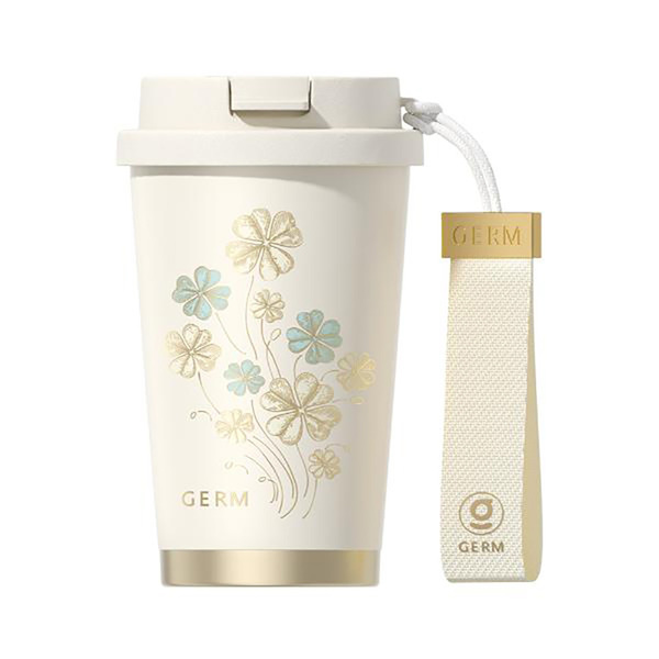 水筒 タンブラー ステンレス 保冷保温 GERM クローバー 390ml