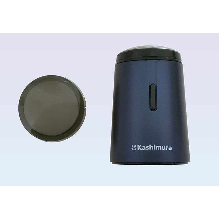 カシムラTD37髭剃りシェーバー水洗い充電式Type-C持ち運び旅行コンパクト鼻毛カッター充電式多機能電動シェーバー回転式小型シェーバーType-C充電式ブラックKashimura 