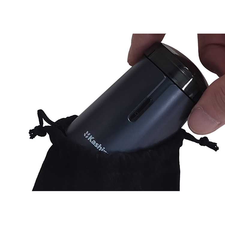 カシムラTD37髭剃りシェーバー水洗い充電式Type-C持ち運び旅行コンパクト鼻毛カッター充電式多機能電動シェーバー回転式小型シェーバーType-C充電式ブラックKashimura 