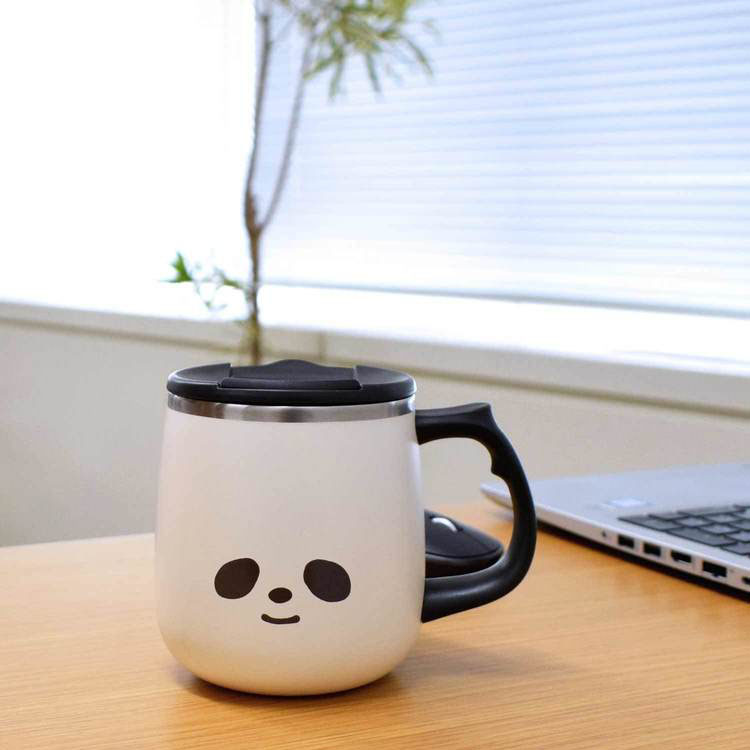 マグカップコーヒーシンプルレディースメンズおしゃれ保温保冷カフェ風マイカップコップ蓋付きフタマグカップコーヒームームーステンレスサーモマグカップサブヒロモリ 