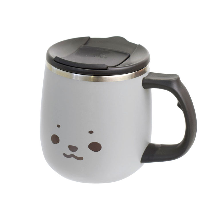 マグカップコーヒーシンプルレディースメンズおしゃれ保温保冷カフェ風マイカップコップ蓋付きフタマグカップコーヒームームーステンレスサーモマグカップサブヒロモリ 