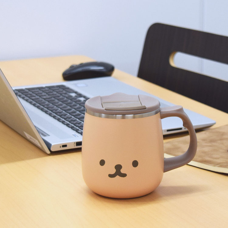 マグカップコーヒーシンプルレディースメンズおしゃれ保温保冷カフェ風マイカップコップ蓋付きフタマグカップコーヒームームーステンレスサーモマグカップサブヒロモリ 