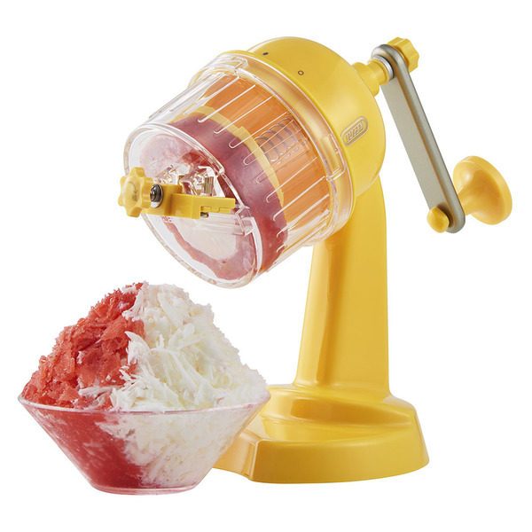 Toffy かき氷器 手動 ふわふわ 製氷カップ付 冷凍フルーツ対応