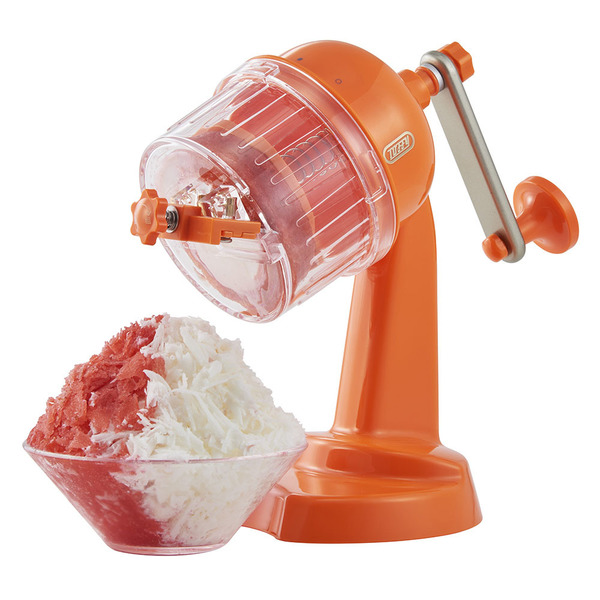 Toffy かき氷器 手動 ふわふわ 製氷カップ付 冷凍フルーツ対応