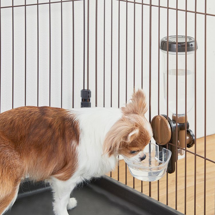 犬猫ペット食器給水取り付け洗えるボンビアルコンペットボトル漏れにくいラクリアSボンビアルコン 