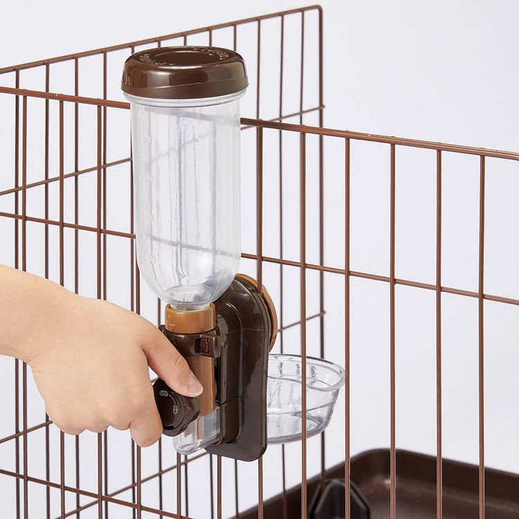 犬猫ペット食器給水取り付け洗えるボンビアルコンペットボトル漏れにくいラクリアSボンビアルコン 