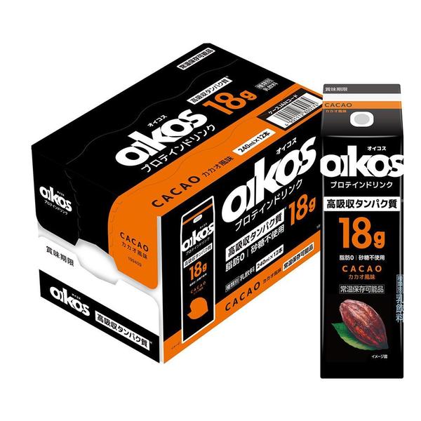 オイコス 18g 12本 飲料 紙パック飲料 プロテインドリンク 高吸収