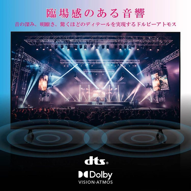 50型テレビ地デジネットワークGoogleTVネットワーク対応50V型4K対応液晶テレビ 