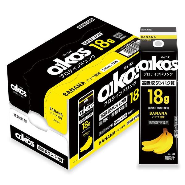オイコス 18g 12本 飲料 紙パック飲料 プロテインドリンク 高吸収