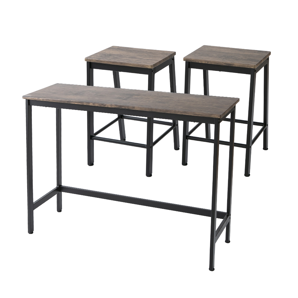 ハイテーブルセット 楽天市場】テーブルセット 3点セット バーカウンター ハイテーブル