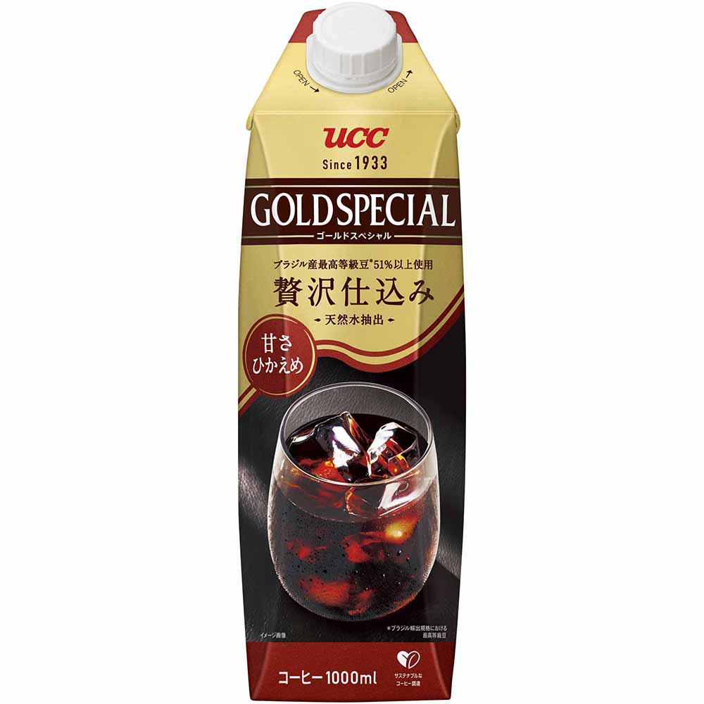 UCC コーヒー 紙パック 大容量 ゴールドスペシャル アイスコーヒー