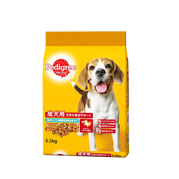 ドッグフード Pedigree ペディグリー 成犬用 緑黄色野菜入り 5.5kg PDN3 マースジャパンリミテッド | ペディグリー | 02