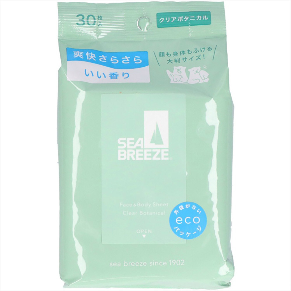 SEA BREEZE（シーブリーズ） 汗拭きシート 制汗剤 フェイスシート