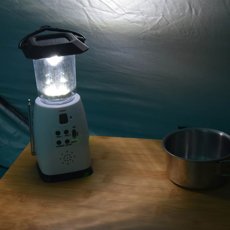 ランタン 防災ラジオ 充電器 ワイドFM付き 防災LEDランタン
