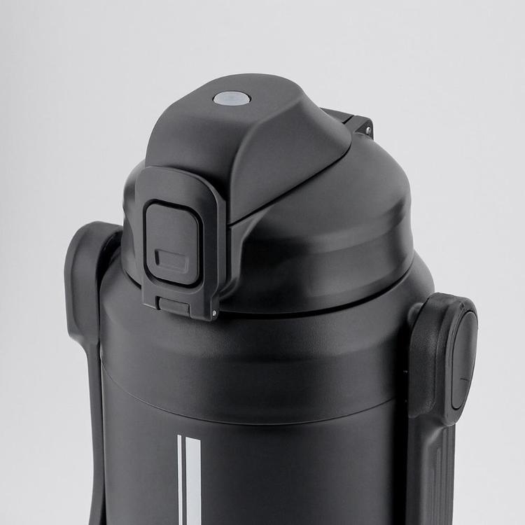 スポーツボトル夏キャンプ大容量洗いやすい飲みやすい直飲みハンドル付きワンタッチオープンお手入れ簡単ベストコダブルステンレススポーツジャグ水筒2.2L保冷専用ベストコ 