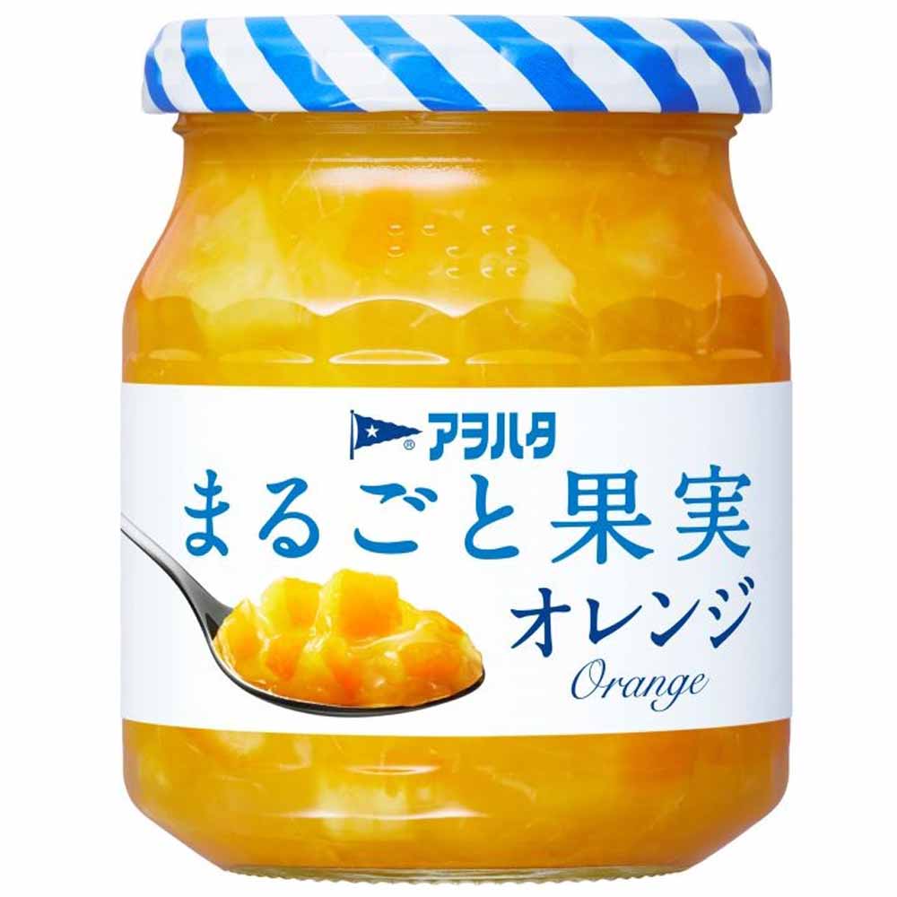 アヲハタ ジャム まるごと果実 12個セット いちご 白桃 ブルーベリー