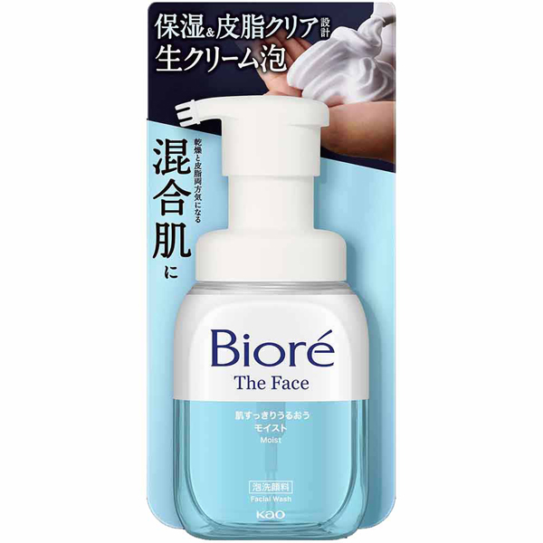 Biore ビオレ ザフェイス 泡洗顔料 ディープモイスト 本体 洗顔