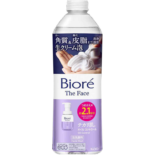 Biore ビオレ ザフェイス 泡洗顔料 ディープモイスト 詰め替え 340ml 6