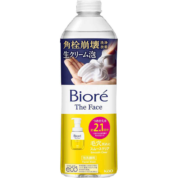 Biore ビオレ ザフェイス 泡洗顔料 ディープモイスト 詰め替え 340ml 6