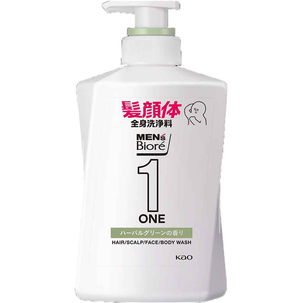 Biore メンズビオレ ONE オールインワン 全身洗浄料 本体 髪 体 顔