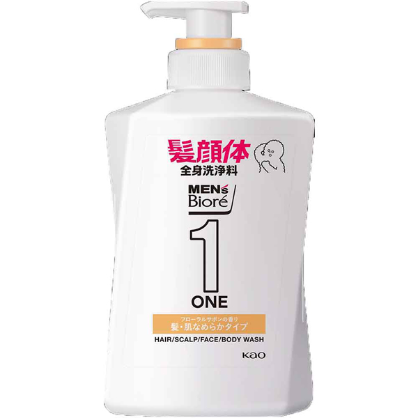 Biore メンズビオレ ONE オールインワン 全身洗浄料 本体 髪 体 顔