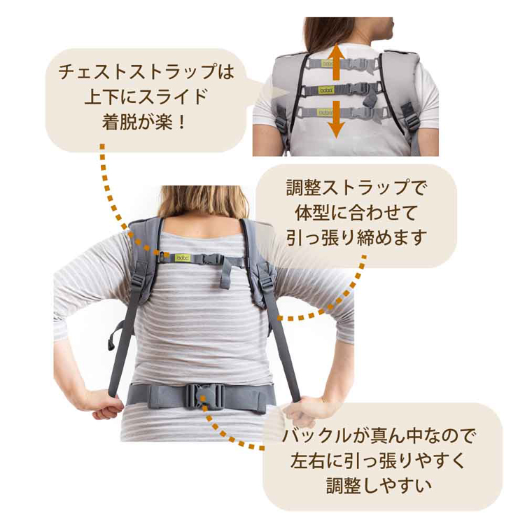 抱っこ紐BobaXだっこひもベビーキャリー新生児から綿100％コットン100％20kgまでおんぶ紐おんぶ出産祝い男女兼用ボバエックスデザイナーズboba（ボバ）
