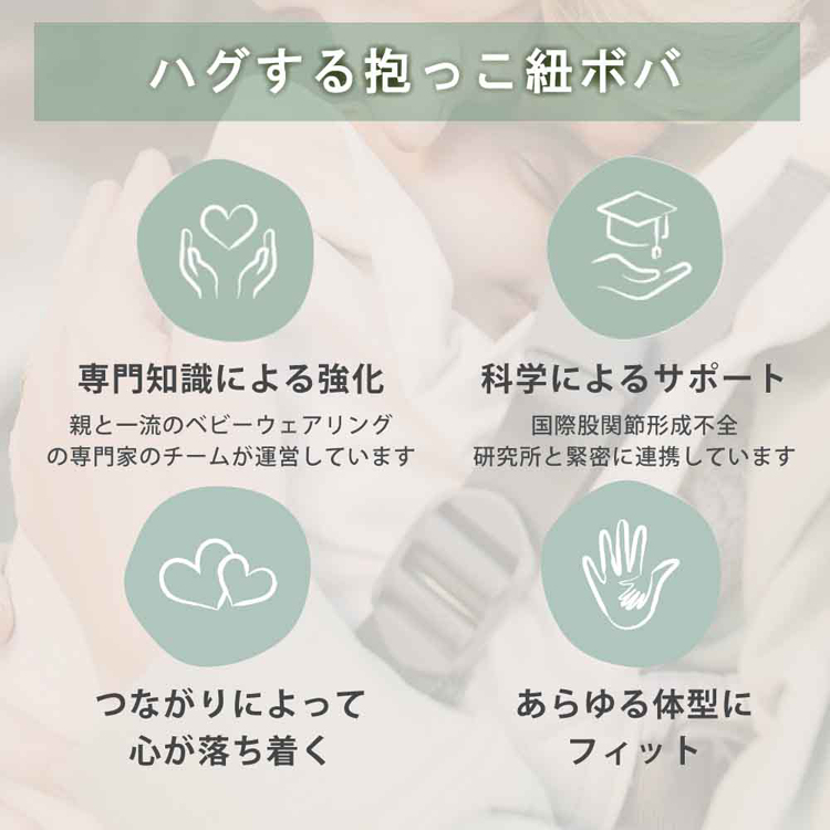 抱っこ紐ペアレンティングアワード受賞BobaBlissだっこひもコンパクト新生児から簡単装着天然素材16kgまで出産祝いコットン綿ボバブリスboba（ボバ）