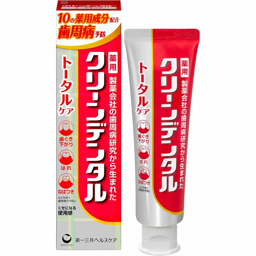 クリーンデンタル トータルケア 100g／90g : アイリスプラザ Yahoo!店