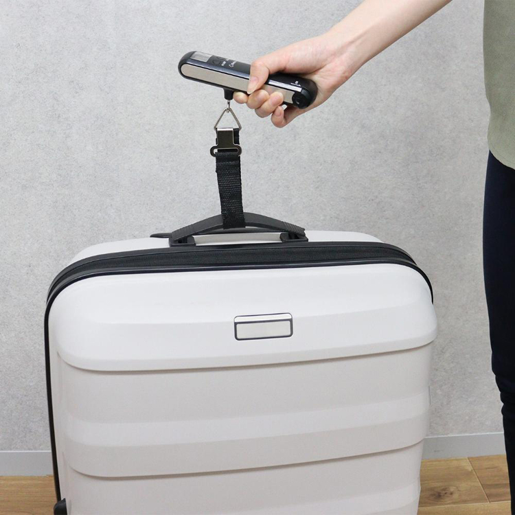 計量器飛行機空港旅行荷物はかりメジャースーツケース機内持ち込みキャリーケースドリテック荷物はかりラゲッジスケールバックライト付きブラックドリテック 