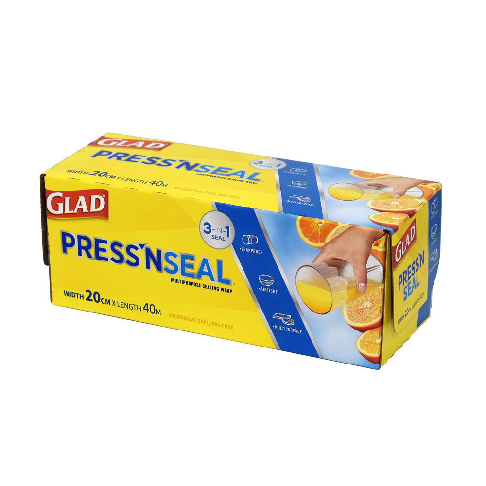 48本 コスト コグラッド プレスンシール ラップ クロロックス（CLOROX） GLAD ラップ 3個セット プレスンシールラップ