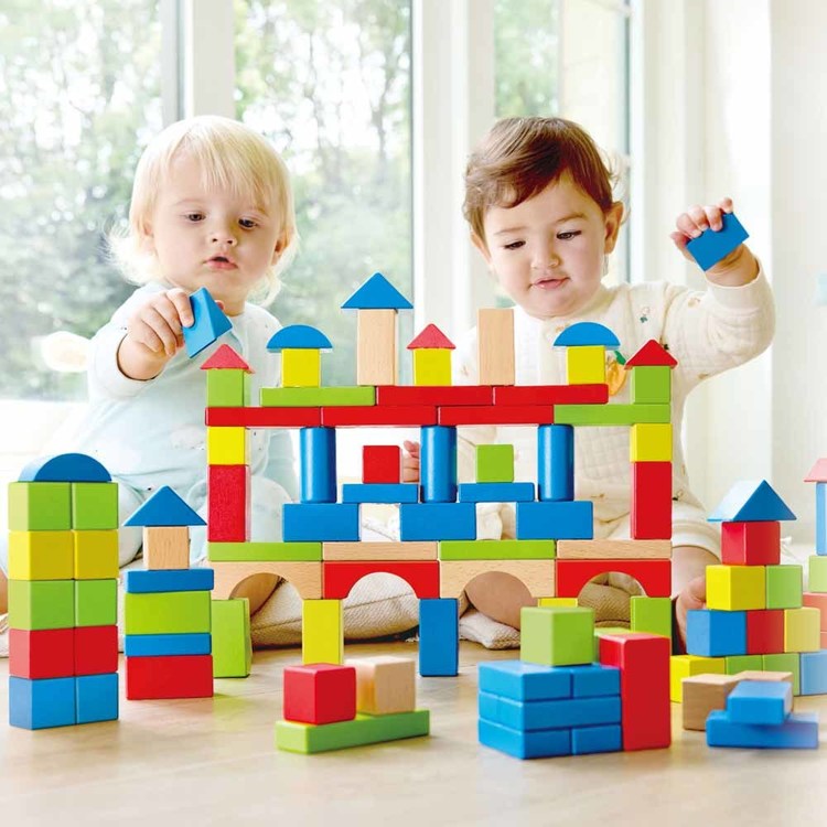 カワダ ハペ つみき 100 HAPE 木製玩具 つみき100 積み木 つみき