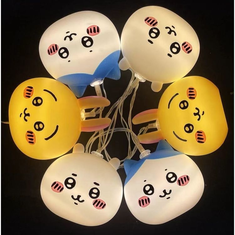 ちいかわライト6連ライトちいかわハチワレうさぎクリスマス6連ライトちいかわリリック 