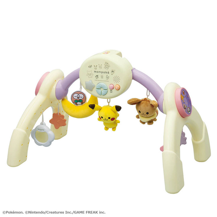 モンポケピカチュウおやすみメリー赤ちゃんぬいぐるみポケモン胎内音ベビー玩具モンポケ7ステップメリージムローヤル 