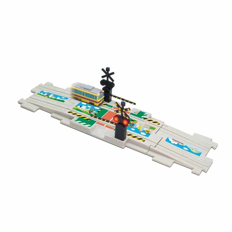 新幹線鉄道パズル知育電車のりものギフトプレゼントパネルワールド玩具パネルワールド　専用拡張パネル　踏切3増田屋コーポレーション 