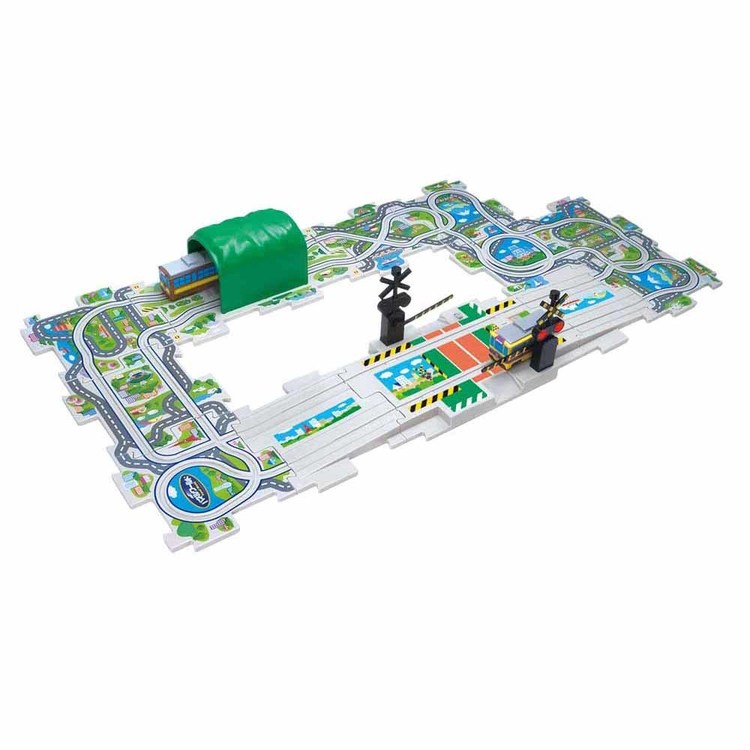 新幹線鉄道パズル知育電車のりものギフトプレゼントパネルワールド玩具パネルワールド　専用拡張パネル　踏切3増田屋コーポレーション 