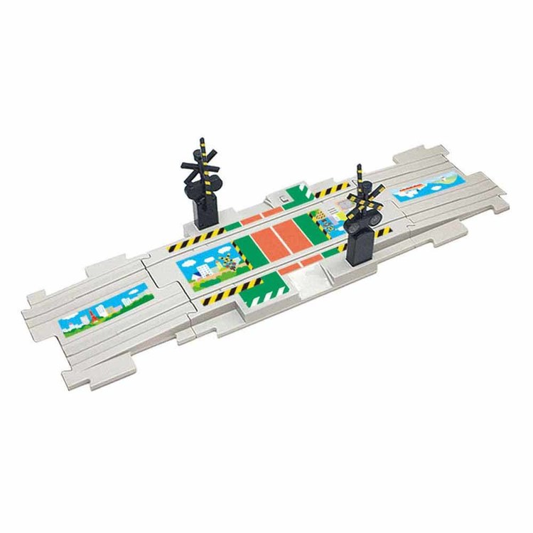 新幹線鉄道パズル知育電車のりものギフトプレゼントパネルワールド玩具パネルワールド　専用拡張パネル　踏切3増田屋コーポレーション 