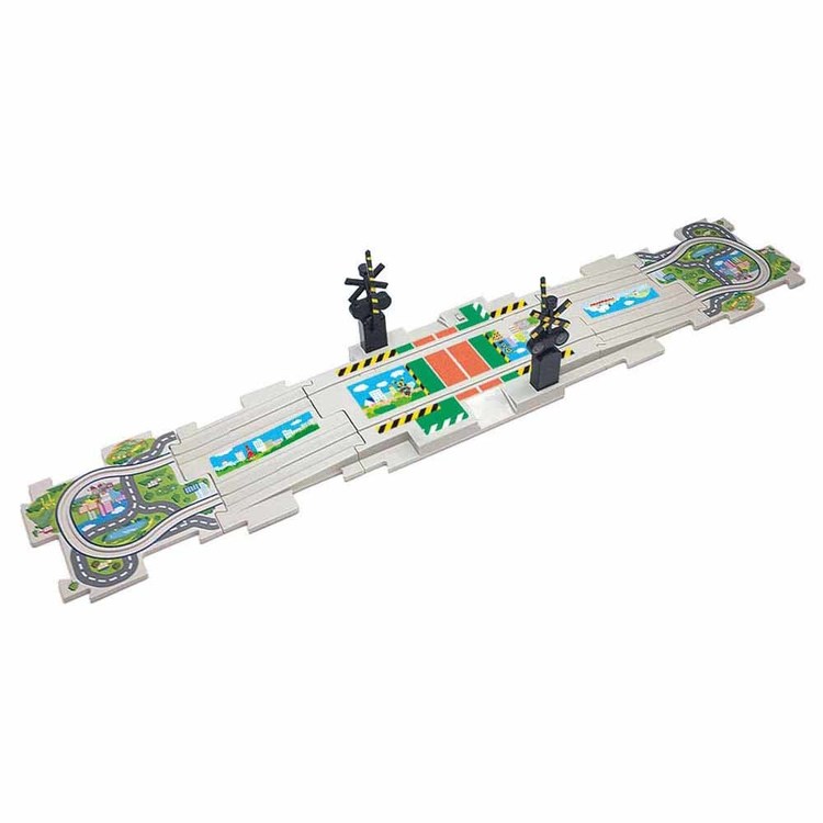 新幹線鉄道パズル知育電車のりものギフトプレゼントパネルワールド玩具パネルワールド　専用拡張パネル　踏切3増田屋コーポレーション 