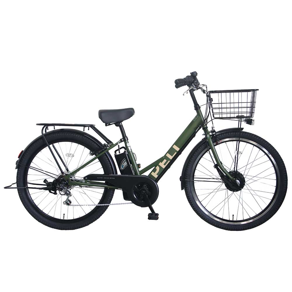電動アシスト自転車 電動自転車 自転車 低床 通勤 PELTECH E-BIKE 通学